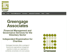 Tablet Screenshot of greengageassociates.co.uk